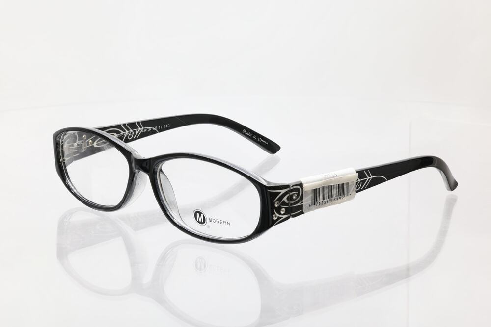 Modern Eileen Black 56-17-140mm Eyeglass FRAMES ONLY - NEW/WITH TAGS